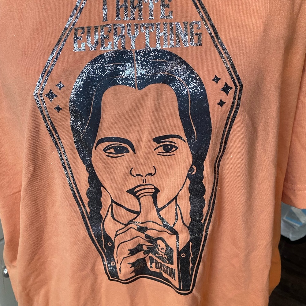 Graphic tee- Wednesday Addams